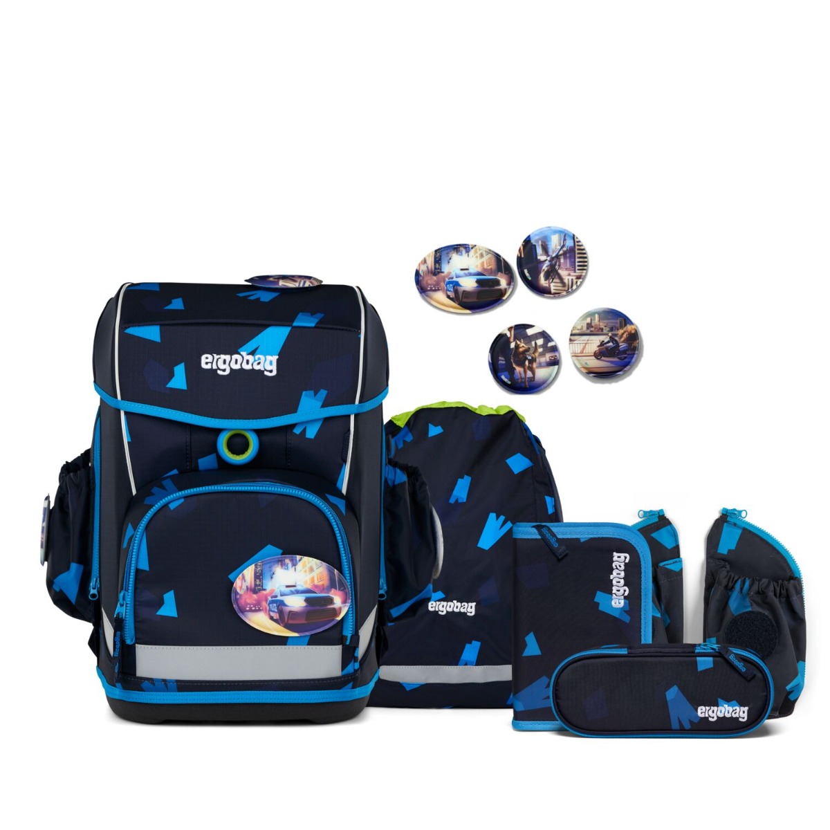 ergobag cubo light Schulranzen VerfolgBärjagd 6-tlg. ergobag cubo light Schulranzen VerfolgBärjagd 6-tlg. von ergobag