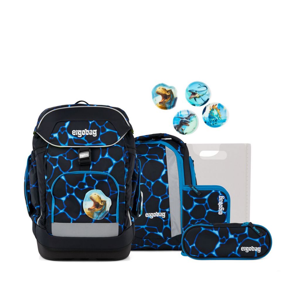 ergobag maxi Schulranzen Set Bärassic Garden 6tlg. Colour Flash Edition ergobag maxi Schulranzen Set Bärassic Garden 6tlg. Colour Flash Edition von ergobag