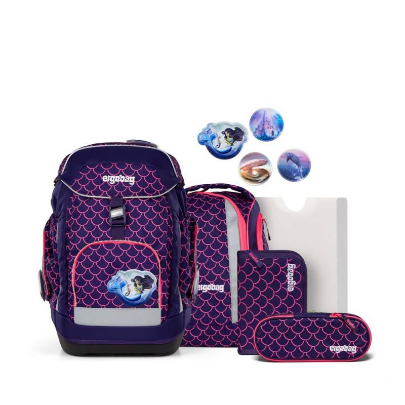 ergobag maxi Schulranzen Set PerlentauchBär 6tlg. Colour Flash Edition ergobag maxi Schulranzen Set PerlentauchBär 6tlg. Colour Flash Edition von ergobag