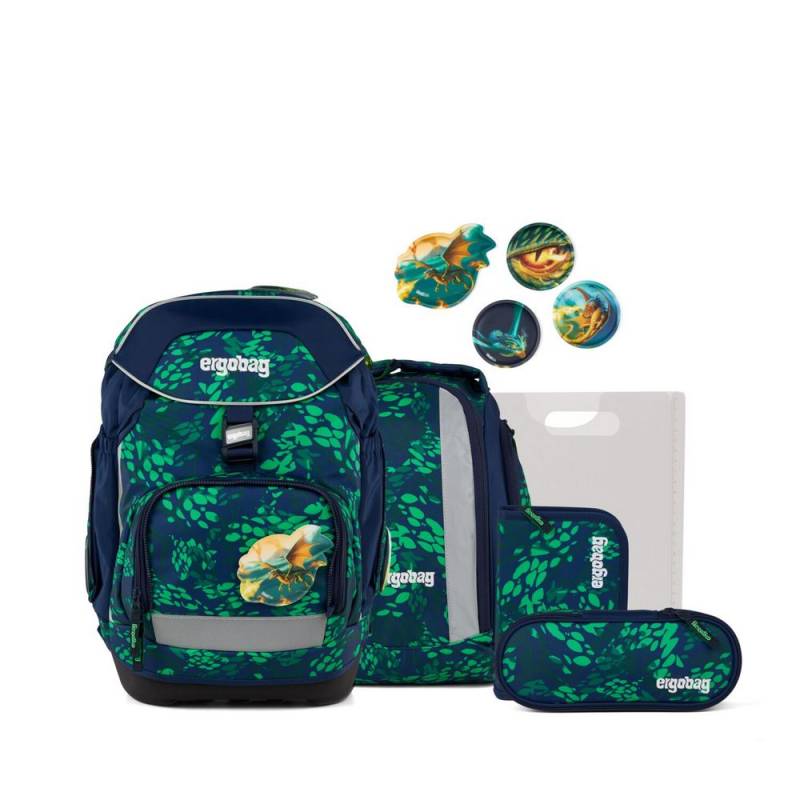 ergobag pack Schulranzen Set DrachenbezwingBär 6tlg. von ergobag