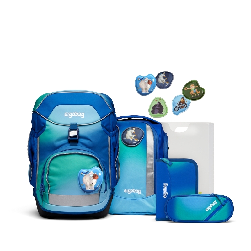 ergobag pack Schulranzen Set DschungelfieBär 6tlg. - Colour-Splash-Edition ergobag pack Schulranzen Set DschungelfieBär 6tlg. - Colour-Splash-Edition von ergobag