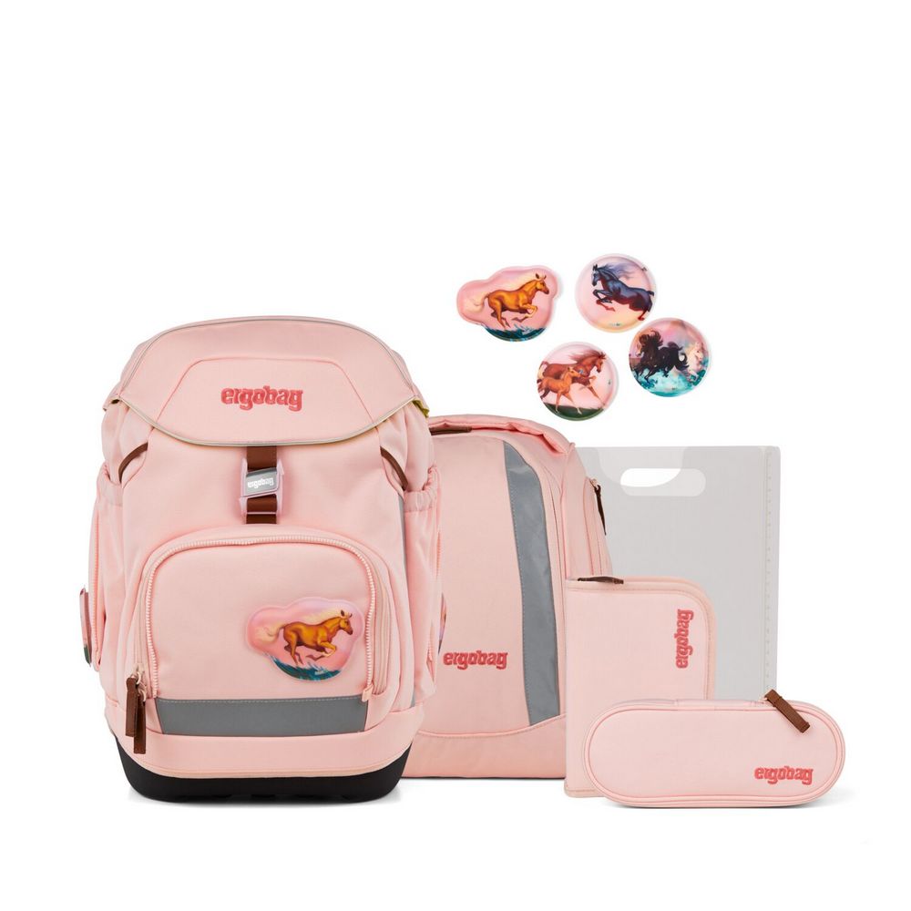 ergobag pack Schulranzen Set Unzähmbär 6tlg. Nordic Horizon Edition von ergobag