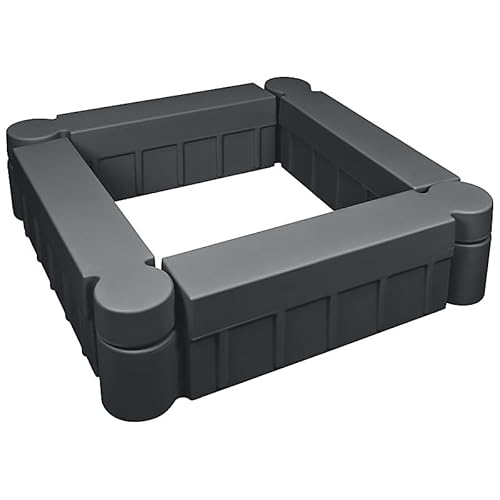 esku® Sandkasten Grundset (grau) von esku
