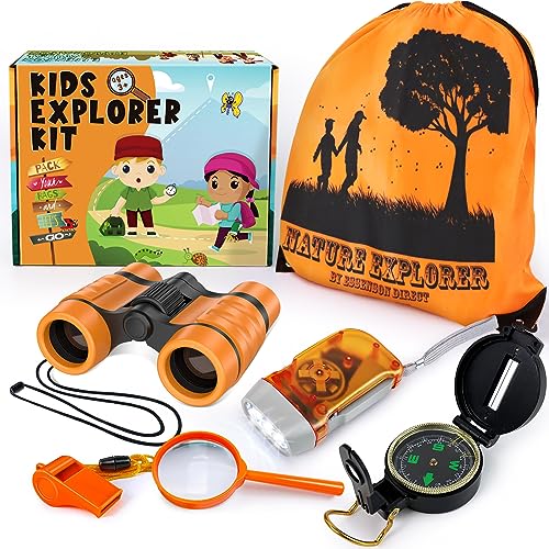 essenson Forscherset für Kinder, Draussen Forscherset, Fernglas für Kinder, Outdoor Spielzeug Geschenk für Alter 3 4 5 6 7 8+ Jahre alt Jungen Mädchen essenson Forscherset für Kinder, Draussen Forscherset, Fernglas für Kinder, Outdoor Spielzeug Geschenk für Alter 3 4 5 6 7 8+ Jahre alt Jungen Mädchen von essenson