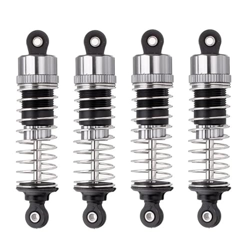 eudaikonrich 4Pcs Öl Metall Stoßdämpfer Dämpfer for HBX 16889 16889A 16890 16890A SG1601 SG1602 1/16 RC Auto Upgrade Teile von eudaikonrich