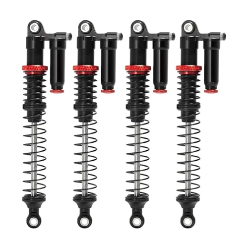eudaikonrich 90mm/100mm/110mm/120mm Metall Aluminium Huckepack-Stoßdämpfer for 1/10 RC Crawler Truck Axial SCX10 90046 RC Autoteile(120mm 4 pcs) von eudaikonrich