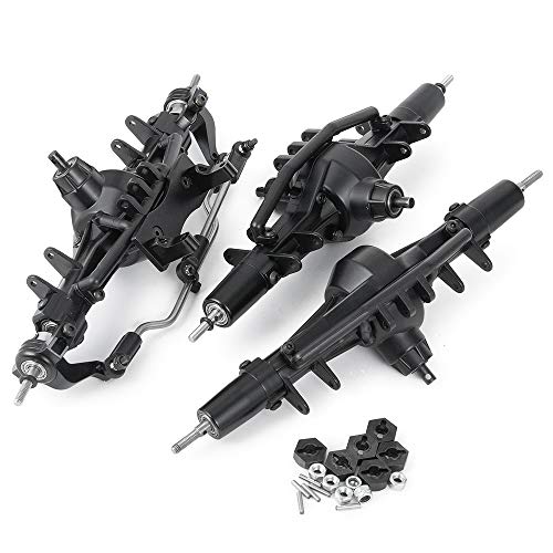 eudaikonrich Komplette Metall Vorne/Mitte/Hinten 6x6 Gerade Achse for Axial SCX10 AX90021 1/10 RC Crawler Auto Modell Upgrade Teile(1Set) von eudaikonrich