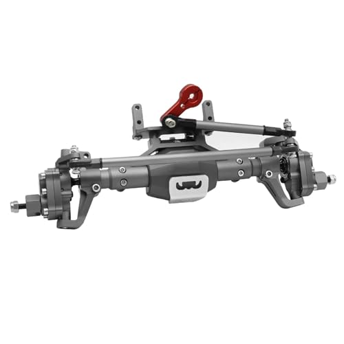 eudaikonrich Neue CNC-gefräste Portalachse aus Aluminiumlegierung vorne und hinten for 1/10 RC Crawler Auto Axial SCX10 II 90046 90047 for Redcat GEN8 RGT(Front Axle) von eudaikonrich