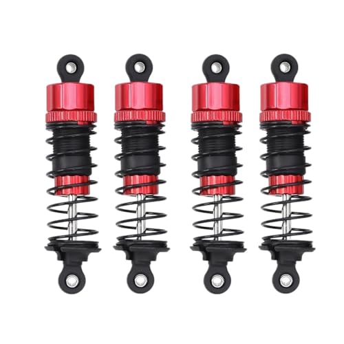 eudaikonrich for MJX Hyper Go 1/14 14210 14209 Metallstoßdämpfer Vorne Hinten Hydraulische Stoßdämpfer RC Auto Lager Raum Teile 14510B 14500B(for 14209) von eudaikonrich