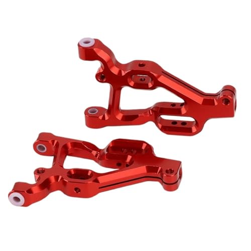 2Pcs Aluminium Front Lower Suspension Arme AR330370 Upgrade Teile for 1/10 RC Auto for ARR-MA for Seton AR102654 AR102673 6S BLX(Rood) von eumenghe