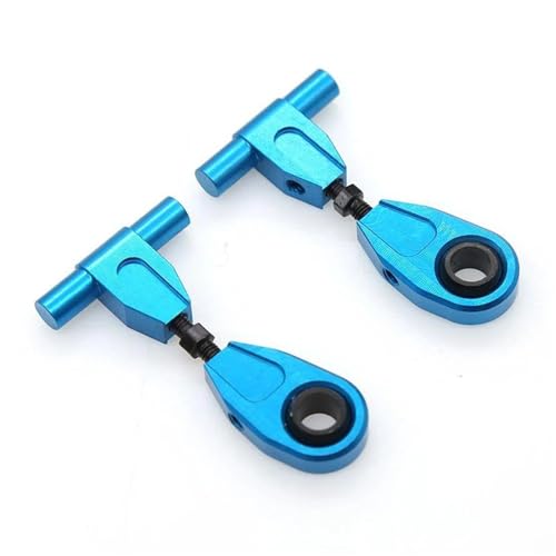 eumenghe 2 Stücke Metall Vordere Obere Aufhängungsarme Schwinge for TT-02 TT02 for TT02T 1/10 RC Auto Upgrade Teile, Blau eumenghe 2 Stücke Metall Vordere Obere Aufhängungsarme Schwinge for TT-02 TT02 for TT02T 1/10 RC Auto Upgrade Teile, Blau von eumenghe