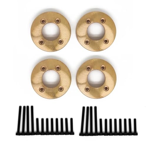 eumenghe 4PCS Messing Gegengewicht Balance Gewicht for YK4101PRO YK4102 YK4103 YK4082 for Yi-Kong RC Crawler Auto Upgrade Teile von eumenghe