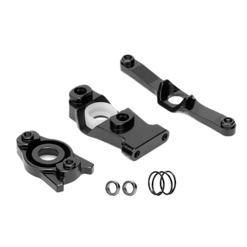 eumenghe Aluminium-Lenkbaugruppe 7043 for RC Short Truck Car 1/16 for Tra-xxas for E-Revo VXL 71076 for E-Revo 71054 for Sl-ash 4WD 70054 for Sum-mit 72054(Zwart) von eumenghe