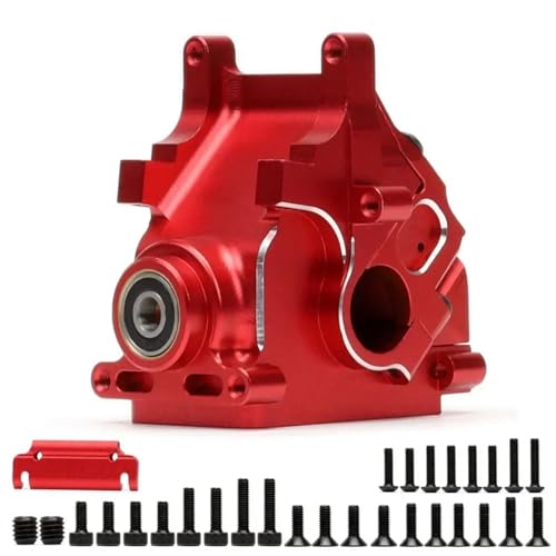 eumenghe CNC-Differenzialgetriebegehäuse-Set #AR310427 AR310854 for RC 1/7 1/8 for ARR-MA for KRA-ton for Out-cast for Typ-hon for Infra-ction(Rood) von eumenghe
