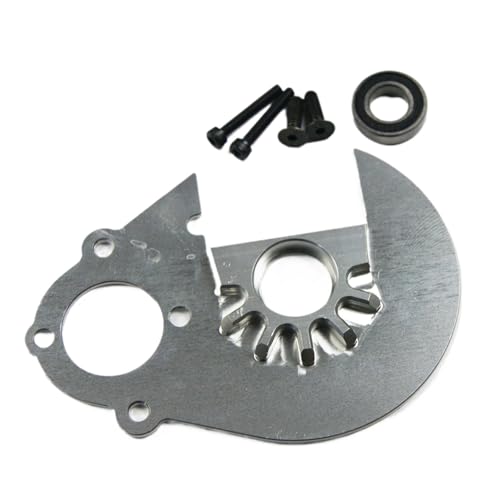 eumenghe CNC-Legierung Stirnradplatte for Ro-Van for Ba-Ja 5B 5T Buggy Truck 1/5(Silver) von eumenghe