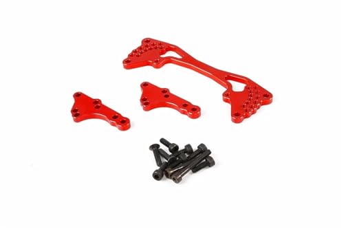 eumenghe CNC-Metall Verstellbarer Winkel hintere Stoßdämpfungs-Querstange for 1/5 for Ro-Van for BA-JA 5B 5SC 5T(Rood) von eumenghe