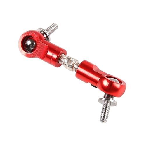 eumenghe CNC Metall Zugstange Lenkservoarm for 1/5 for Ro-Fun Ro-Van for Ba-ja 5b 5t 5sc Ss Losi 5ive T Truck Rc Autoteile(Rood) von eumenghe