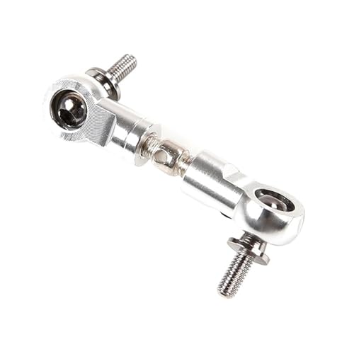 eumenghe CNC Metall Zugstange Lenkservoarm for 1/5 for Ro-Fun Ro-Van for Ba-ja 5b 5t 5sc Ss Losi 5ive T Truck Rc Autoteile(Silver) von eumenghe