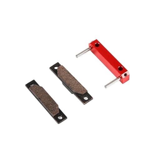 eumenghe Legierung CNC Bremsbelag Set Fit for 1/5 for HPI for RO-Fun for ROV-AN KM for BA-JA 5B 5T 5SC RC Auto Teile(Rood) von eumenghe