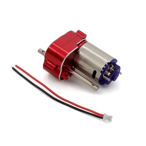 eumenghe MN82 MN78 Metall Getriebe Getriebe Motor Getriebe mit Metall Getriebe 1/12 RC Auto Upgrade Teile Upgrade Zubehör(Rood) von eumenghe
