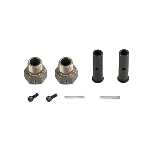 eumenghe Metall 24mm Vordersechskant verstärken Radnabenwelle mit Pin Kit for 1/5 for RO-Fun for BA-JA 5B 5T 5SC LKW Rc Autoteile(Hard Yang) von eumenghe
