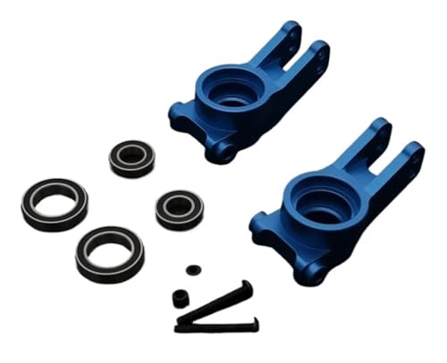 eumenghe Superstarkes CNC-Aluminium-Hinterradnaben-Set, passend for Ro-Van LT, SLT, LOSI 5IVE-T und King for Motor X2(Blauw) von eumenghe