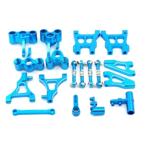 eumenghe for HSP 94122 RC Auto Metall Upgrade Schwinge Getriebe Montage Chassis Stoßdämpfer Platte CVD for 1/10 Benzin On Road Racing(8p Set) von eumenghe