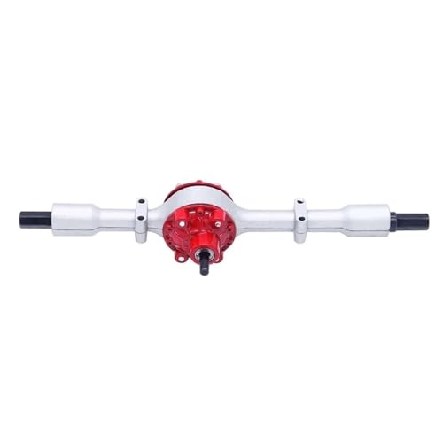 eumenghe for WPL D12 D22 D32 D42 C14 C24 C24-1 C34 B14 B24 B16 B36 Alle Metall Hinterachse mit Stahl Getriebe RC Auto Upgrade Teile(Silver) von eumenghe