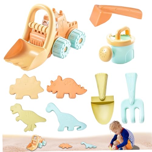eurNhrN Strandspielzeug für Kleinkinder 9pcs/Set Kinder Sandspielzeug Sandbox -Spielzeuggeschenke für Mädchen Alter 3+ Outdoor -Spiele von eurNhrN