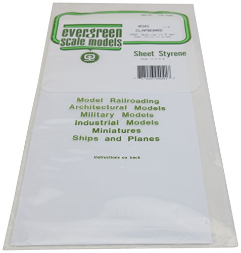 evergreen 4041 - Bretter-Verschalung, 1 x 150 x 300 mm, Raster 1 mm, 1 Stück von Evergreen Scale Models