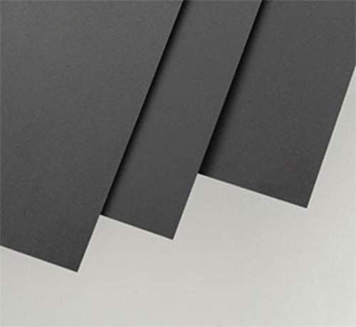 evergreen 9511 - Polystyrolplatten, Spiel, 150 x 300 x 0.25 mm, 4 Stück, schwarz von evergreen
