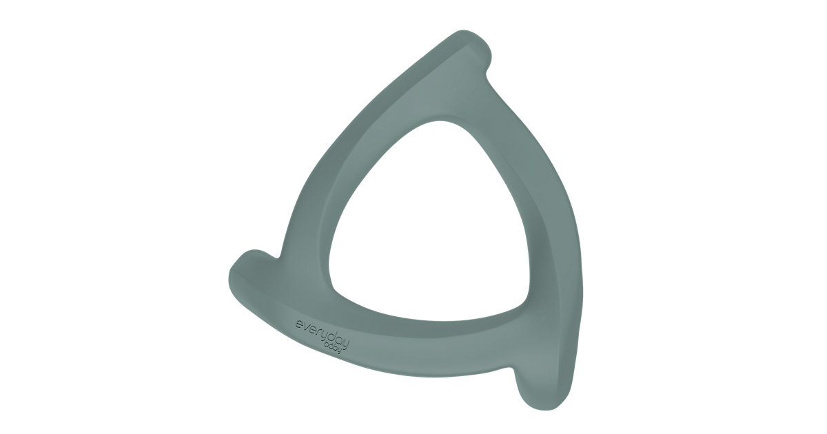 Silikon Beißring, Harmony Green grün von everyday baby