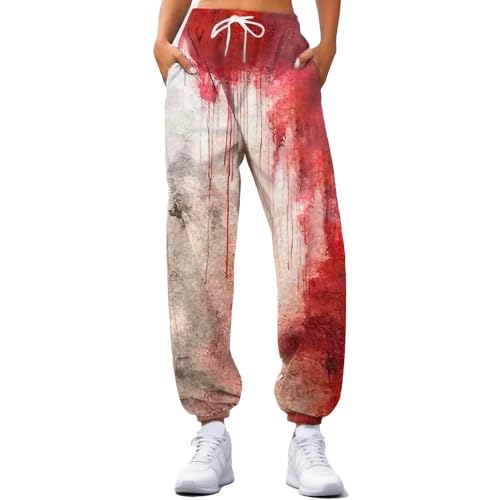 exatta Halloween Blut Kostüm Damen Hose, Trainingsanzug, für Grusel Thema Party, Festliche Geschenk exatta Halloween Blut Kostüm Damen Hose, Trainingsanzug, für Grusel Thema Party, Festliche Geschenk von exatta