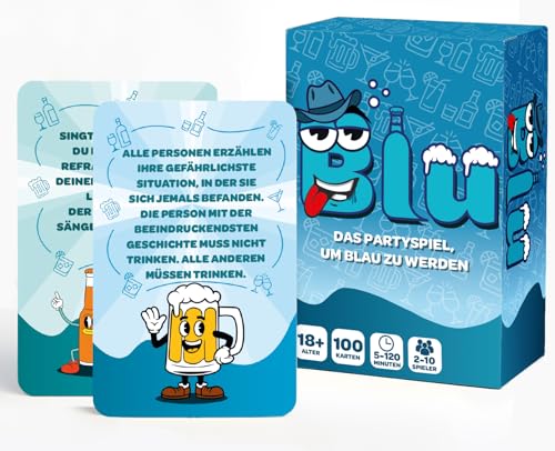 eyetist Blu PARTYSPIEL | Das spannendste Partyspiel | Kartenspiel Spieleabend Party Feier Fete Gesellschaftsspiel | 100 Karten | Geschenk Junggesellenabschied Geburtstag Weihnachten eyetist Blu PARTYSPIEL | Das spannendste Partyspiel | Kartenspiel Spieleabend Party Feier Fete Gesellschaftsspiel | 100 Karten | Geschenk Junggesellenabschied Geburtstag Weihnachten von eyetist