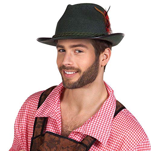 Boland 54236 - Hut Walter, bayerischer Trachten-Hut, Mütze, Kopfbedeckung, Volksfest, Bayer, Kostüm, Karneval, Mottoparty von Boland