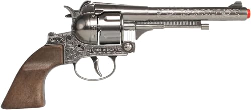 Gonher 122/0 - Revolver Peco 12-Schuss Zink Antik, mit Langlauf von fancy dress warehouse
