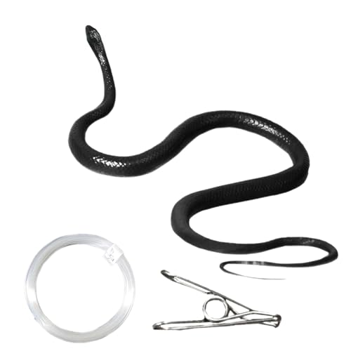 Clip Snake Prank, Realistische Gummischläuche, 50 cm lang anhaltender Fake Gummischlauch mit Seilclip Lustiger Schlauch Ein String- für Erwachsene und Kinder Clip Snake Prank, Realistische Gummischläuche, 50 cm lang anhaltender Fake Gummischlauch mit Seilclip Lustiger Schlauch Ein String- für Erwachsene und Kinder von fanelod
