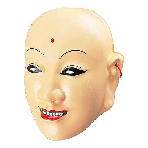 Mönch Gesichtsbehandlung - Gruseliges Tang Mönchsgesicht für Cosplay | Halloween Tang Mönch Maskerade Requisiten für Halloween Cosplay Mardi von fanelod