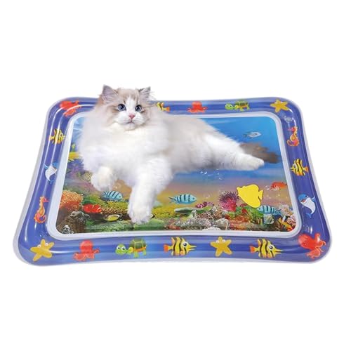 Sensorische Wasser-Spielmatte für Katzen – Haustier-Wasser-Spielmatte, sensorisches Spielzeug, verdickte Wassersensorikmatte, Katze, wasserbefüllbare Kühlmatten, Wasserspielmatte für Katzen Sensorische Wasser-Spielmatte für Katzen – Haustier-Wasser-Spielmatte, sensorisches Spielzeug, verdickte Wassersensorikmatte, Katze, wasserbefüllbare Kühlmatten, Wasserspielmatte für Katzen von fanelod