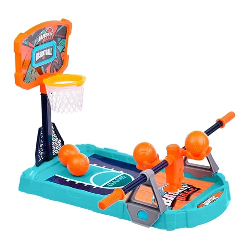 Tisch-Basketballspiel – Desktop-Basketballspiel-Set | Basketball-Arcade-Spiel für Kinder und Erwachsene | Basketball-Familienspaß-Spiel für die Familie, interaktives Spiel für Kinder und Erwachsene von fanelod