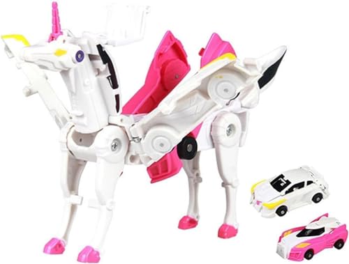 Verwandelnde Spielzeugautos – Transformationsauto-Roboter-Spielzeuggeschenk für Kinder | Wiederherstellbares Kinderauto, das Sich nach einem Unfall in eine Tierform verwandelt hat, EIN Auto von fanelod