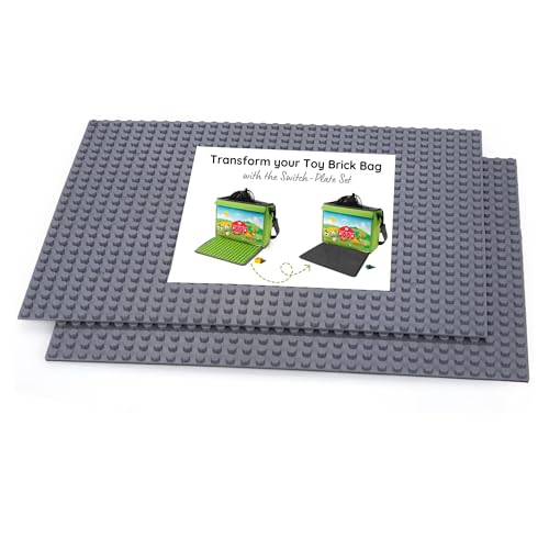 2er Set Bauplatten für kleine Klemmbausteine 1 Platte mit Klettunterseite Switch Set zum Umbau der Baustein-Taschen für kleine Bausteine 2er Set Bauplatten für kleine Klemmbausteine 1 Platte mit Klettunterseite Switch Set zum Umbau der Baustein-Taschen für kleine Bausteine von fantifant