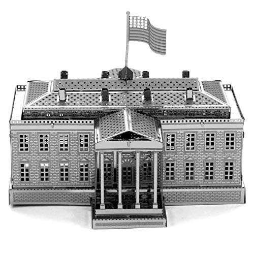 Fascinations MMS032 - Metal Earth 502632 - White House, lasergeschnittener 3D-Konstruktionsbausatz, von fascinations