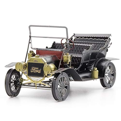 Metal Earth 3D-Puzzle, Auto, Ford Modell T 1908, Ford-Metallpuzzle, Modellbau für Erwachsene, herausforderndes Niveau, 8,51 x 4,19 x 4,5 cm von fascinations