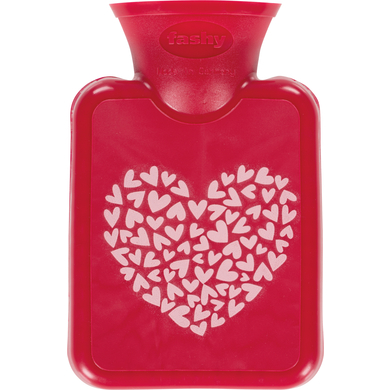 fashy® Taschenwärmer 0,3L Herz in rot von Fashy