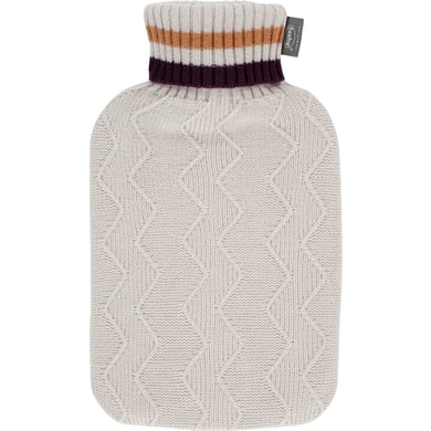 fashy® Wärmflasche 2 Liter mit Rollkragenbezug in beige von Fashy