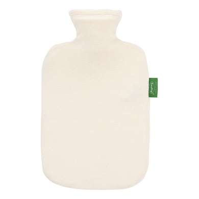 fashy® Wärmflasche 2L mit Fleecebezug in elfenbein von fashy®