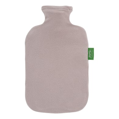 fashy® Wärmflasche 2L mit Fleecebezug in taupe von Fashy