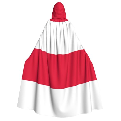 fdgbnm Kapuzenumhang mit polnischer Flagge, Cosplay-Umhang, Halloween-Kostüm, Volldruck, Polyester. fdgbnm Kapuzenumhang mit polnischer Flagge, Cosplay-Umhang, Halloween-Kostüm, Volldruck, Polyester. von fdgbnm