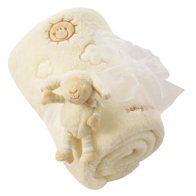FEHN Kuscheldecke Baby Love Schaf Paul von Fehn